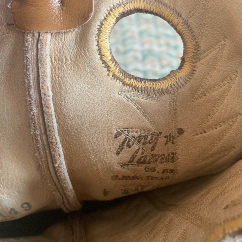 Tony Lama Brown and Black Cowboy Boots - Picture 5 of 6